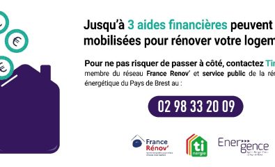 Jusqu’à 3 aides financières peuvent être mobilisées pour rénover votre logement