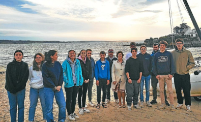DOUZE ASPIRANTS MONITEURS EN STAGE AU CENTRE NAUTIQUE