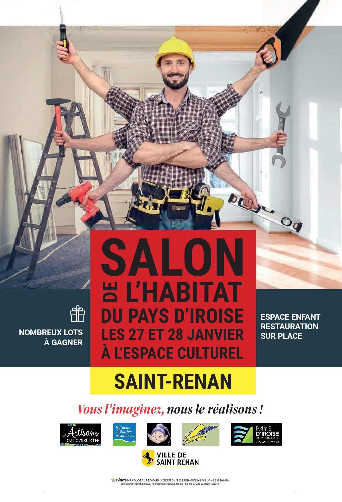 Affiche du salon de l'habitat du Pays d'Iroise