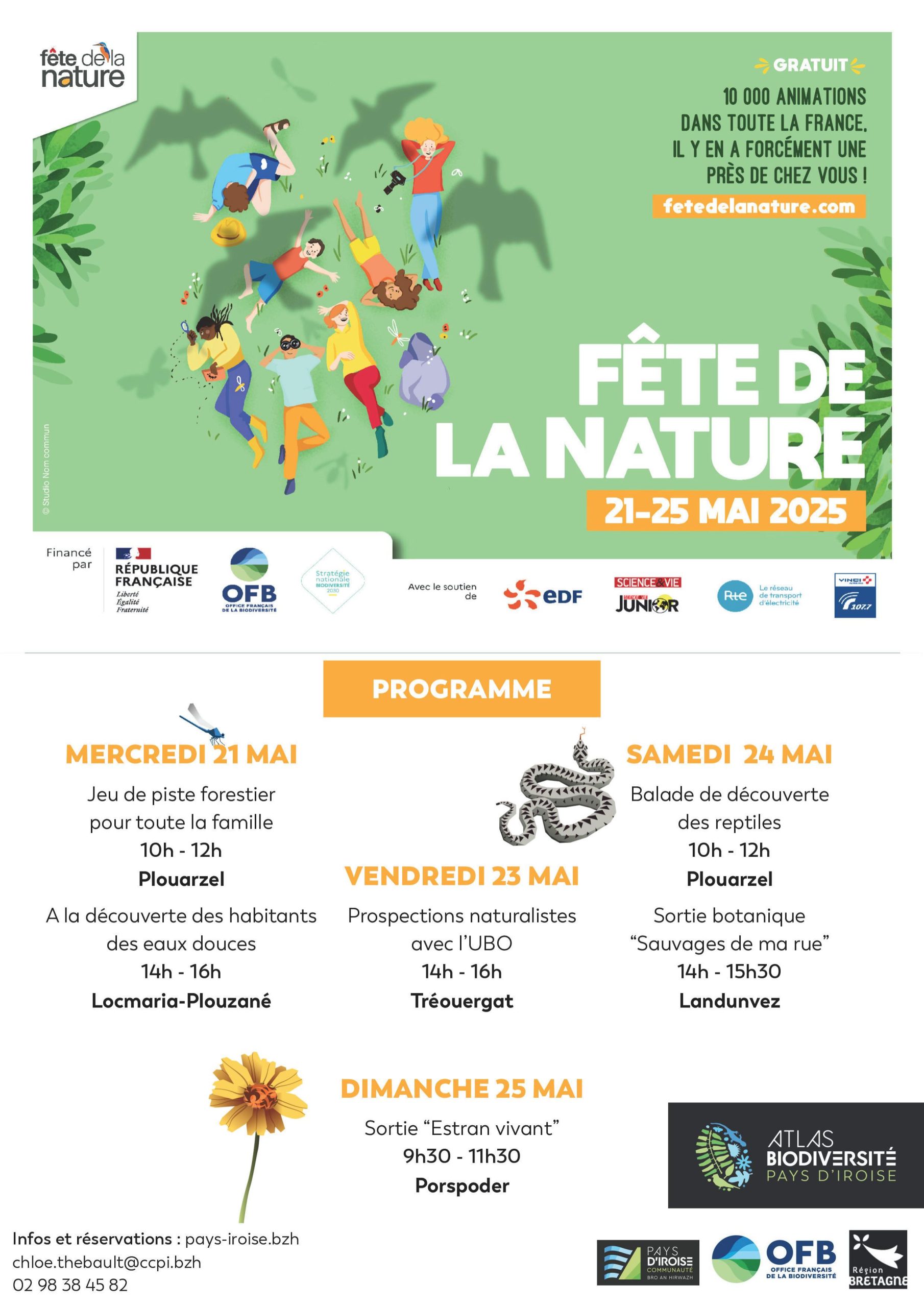 Affiche Fête de la nature 2025