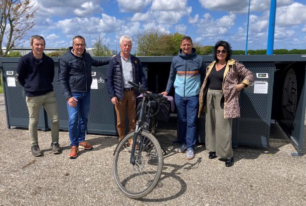 6 nouveaux box vélos sécurisés à Plouarzel
