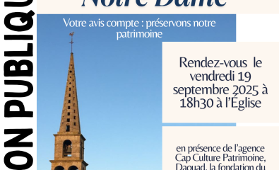 Réunion Publique Rénovation de l'Eglise