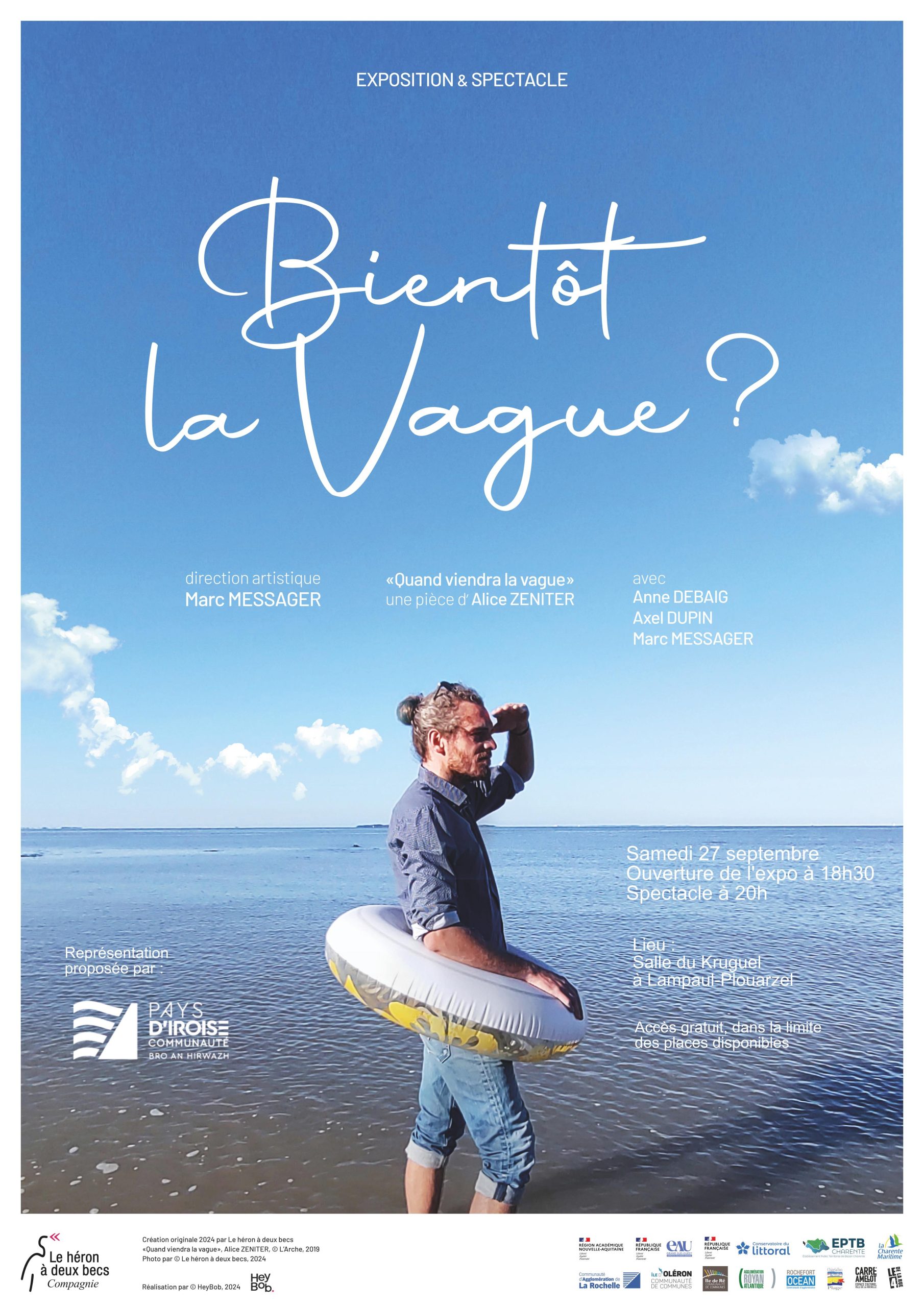 Affiche expo et spectacle submersions marines