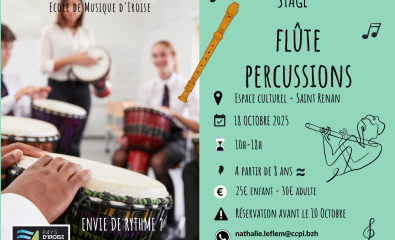 Concert et Stage flûte - percussions