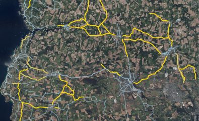 Carte schéma directeur vélo communautaire