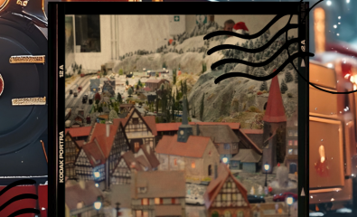 Maquette ferroviaire de Noël