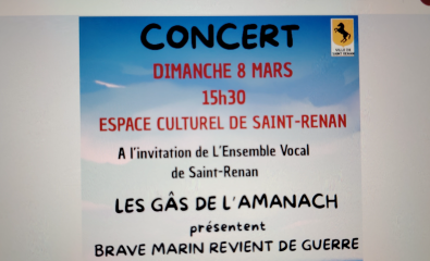 Spectacle musical et théâtral LES GAS DE L ALMANACH