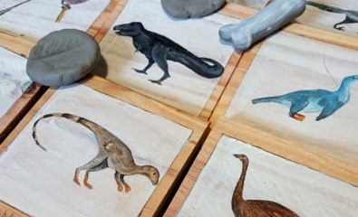 Atelier Ecolau - jeu de piste dinosaures